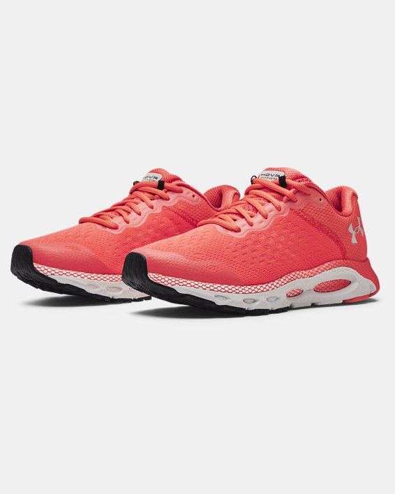 Men's UA HOVR™ Infinite 3 Reflect Running Shoes, Red, pdpMainDesktop image number 3
